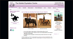 Desktop Screenshot of holisticequitation.co.uk