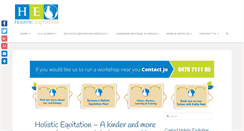 Desktop Screenshot of holisticequitation.com.au